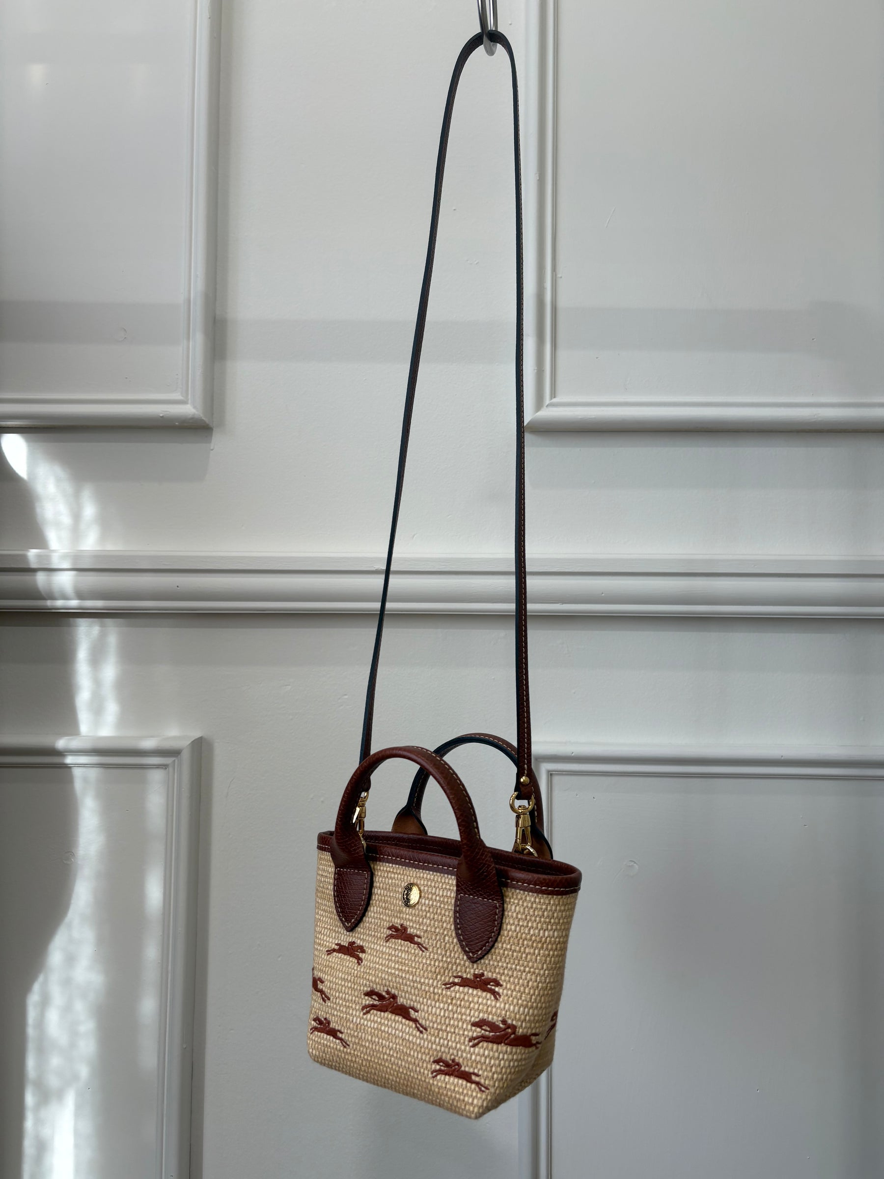 Longshamp Le Panier Pliage basket Bag Natural, XS