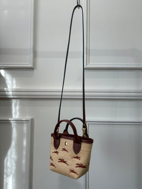 Longshamp Le Panier Pliage basket Bag Natural, XS