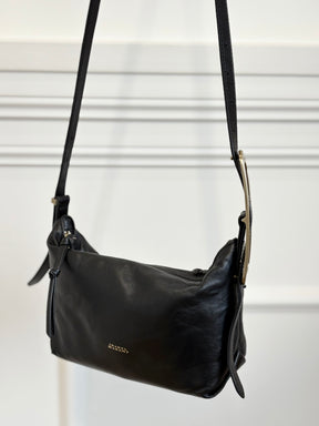 Isabel Marant Black Soft Leather Crossbody Bag