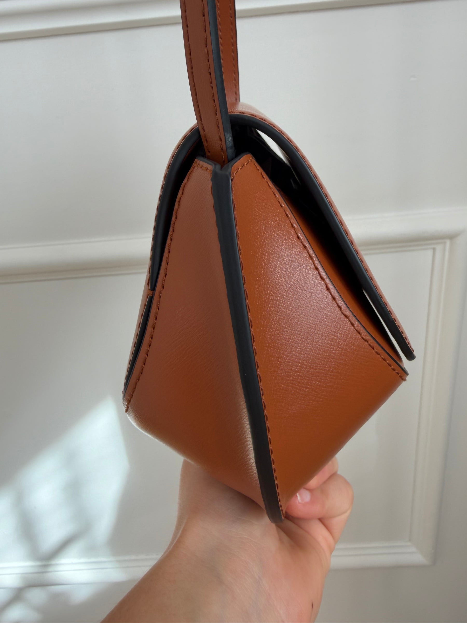 Oroton Crossbody Bag Brown With Extra Strap