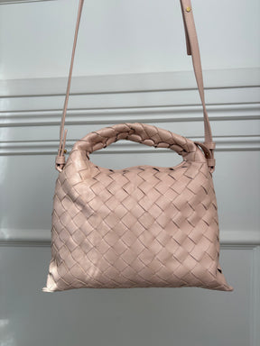 Bottega Veneta Pale Pink Mini Hop Bag