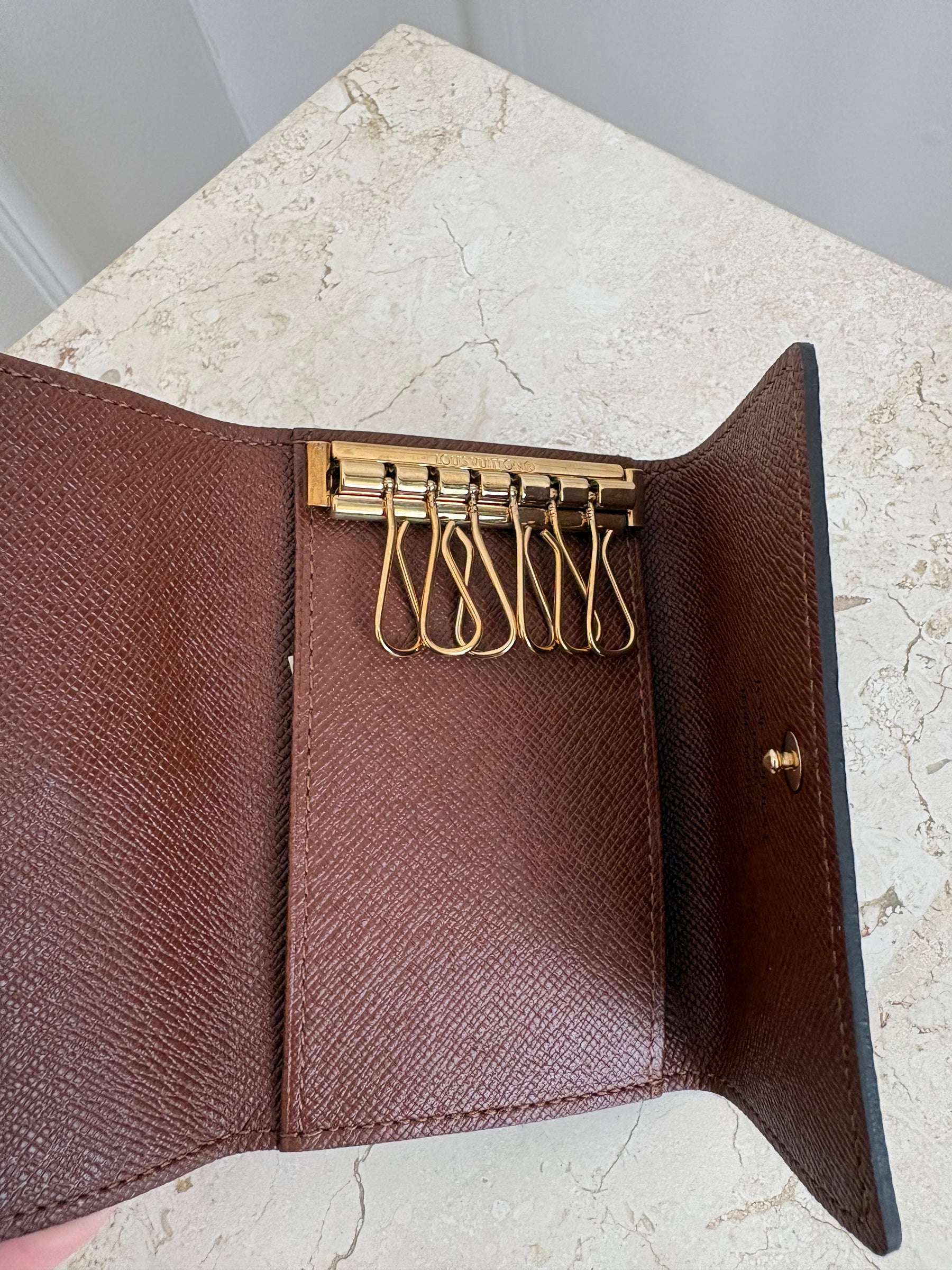 Louis Vuitton Canvas Monogram Key Wallet
