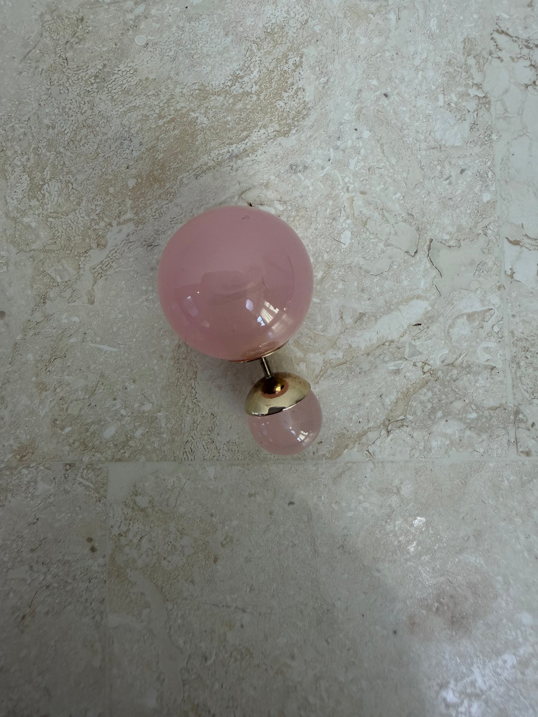 Dior Rose Quartz Triables Earrings