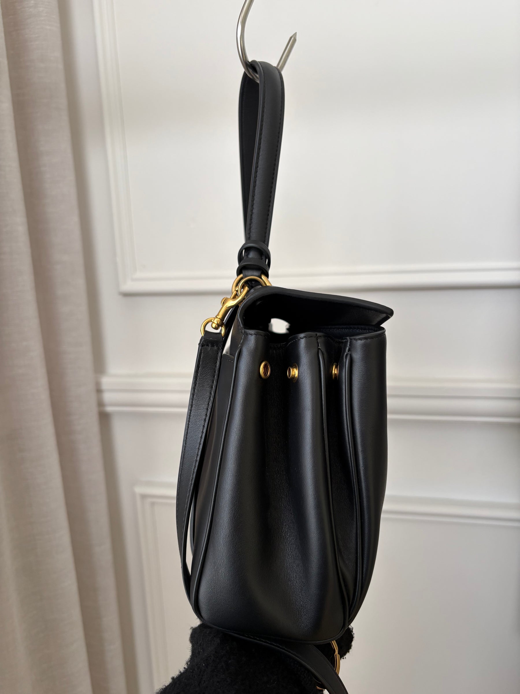 Balenciaga Small Black Rodeo Shoulder Bag
