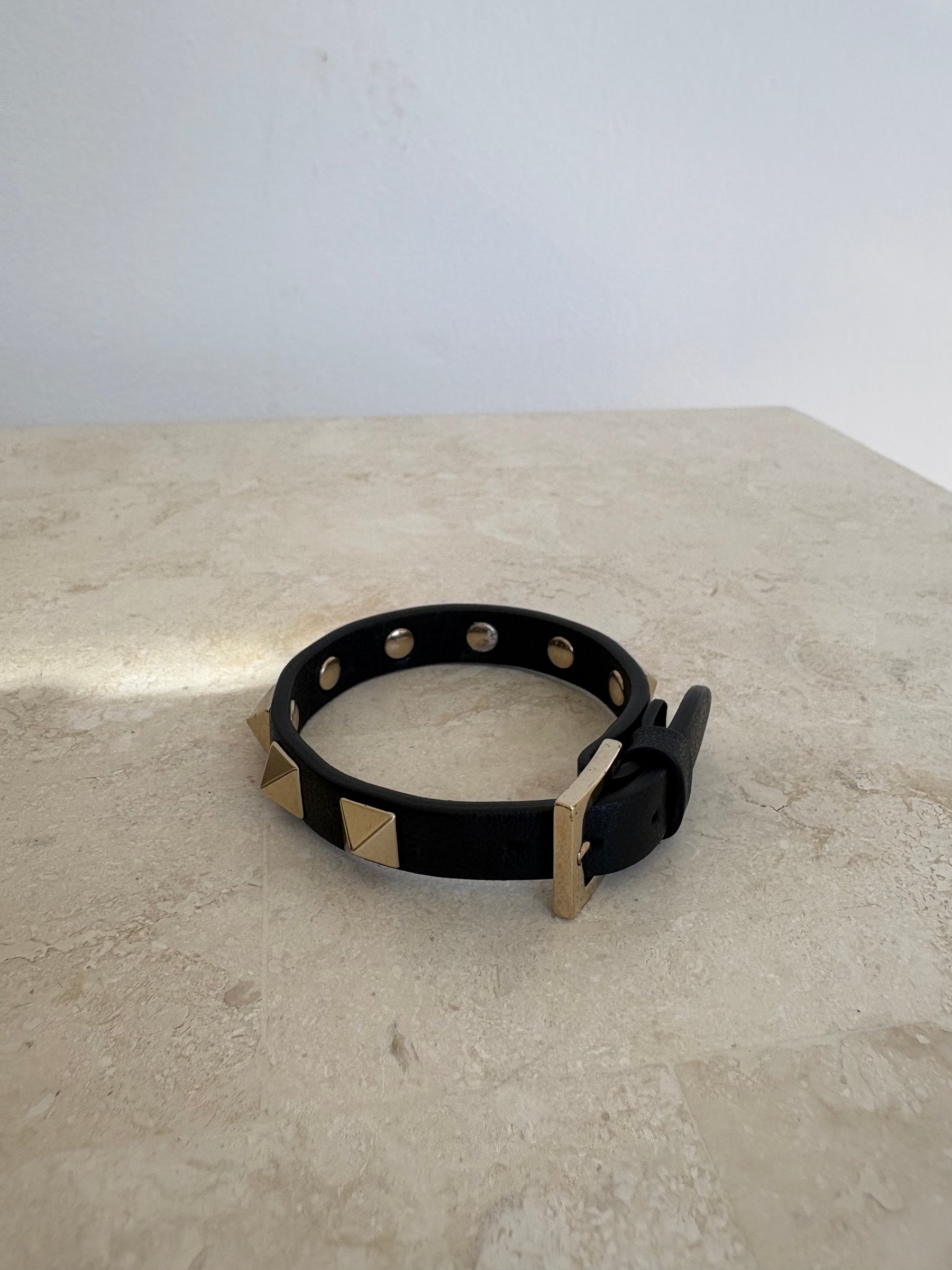 Valentino Rockstud Leather Bracelet