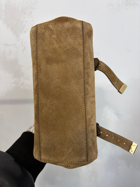 Mulberry Brown Suede Mini Alexa Bag