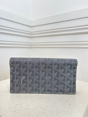 Goyard Charcoal Long Wallet