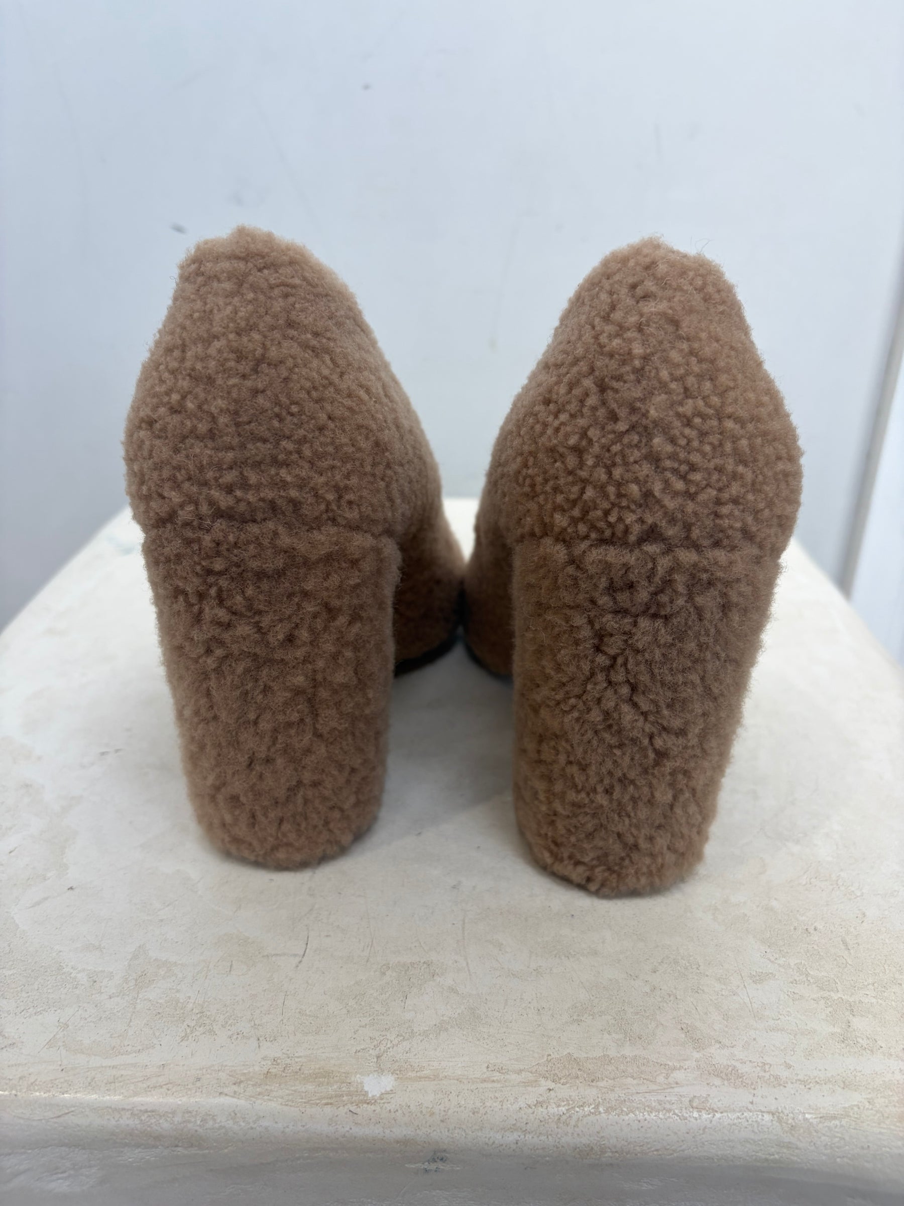Scanlan Theodore Shearling Pumps Beige, 40