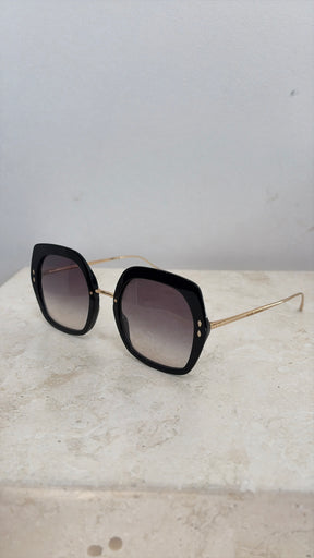 Isable Marant Black Oversized Square Sunglasses