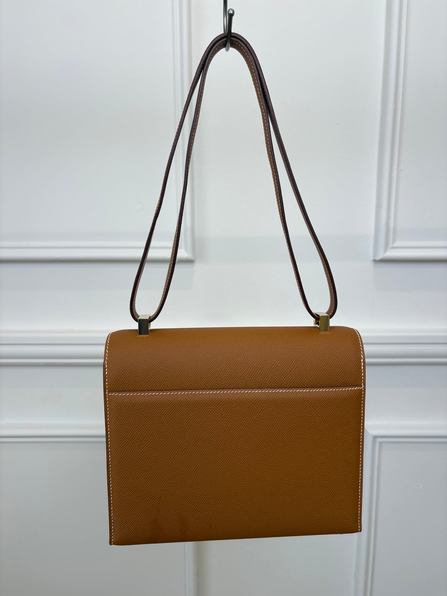 Hermès Gold Epsom Leather Verrou 21