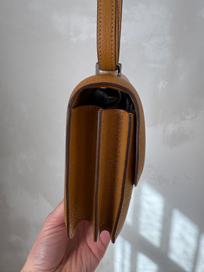 Hermès Constance III Mini in Caramel Chevre Leather with Paladium Hardware