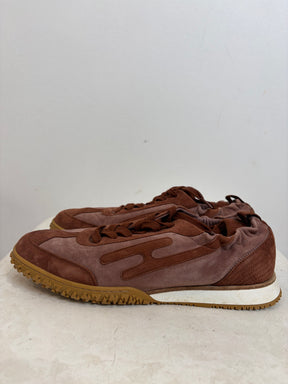 Hermes Antique Rouge Suede Jet Sneaker, 40