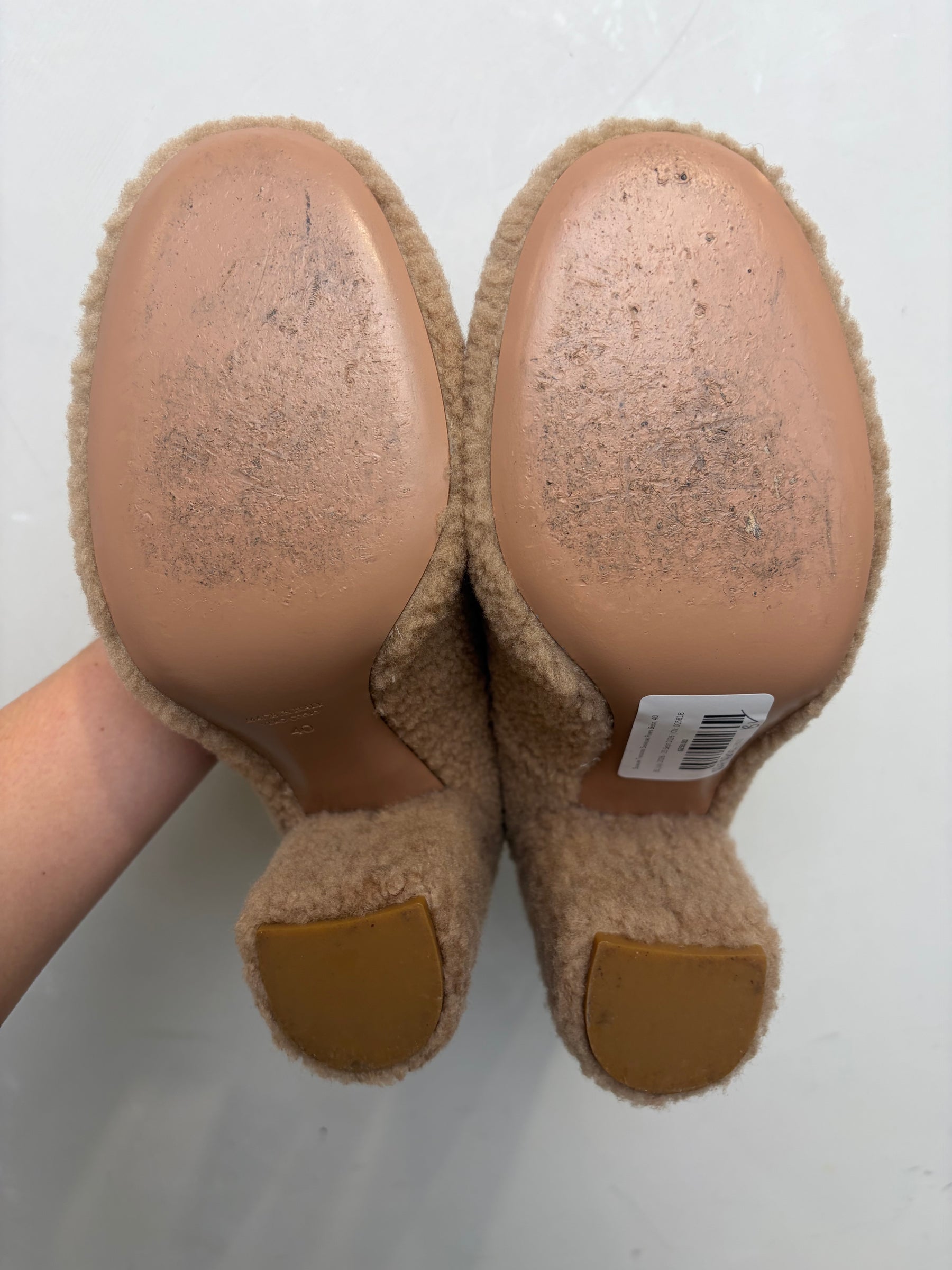 Scanlan Theodore Shearling Pumps Beige, 40