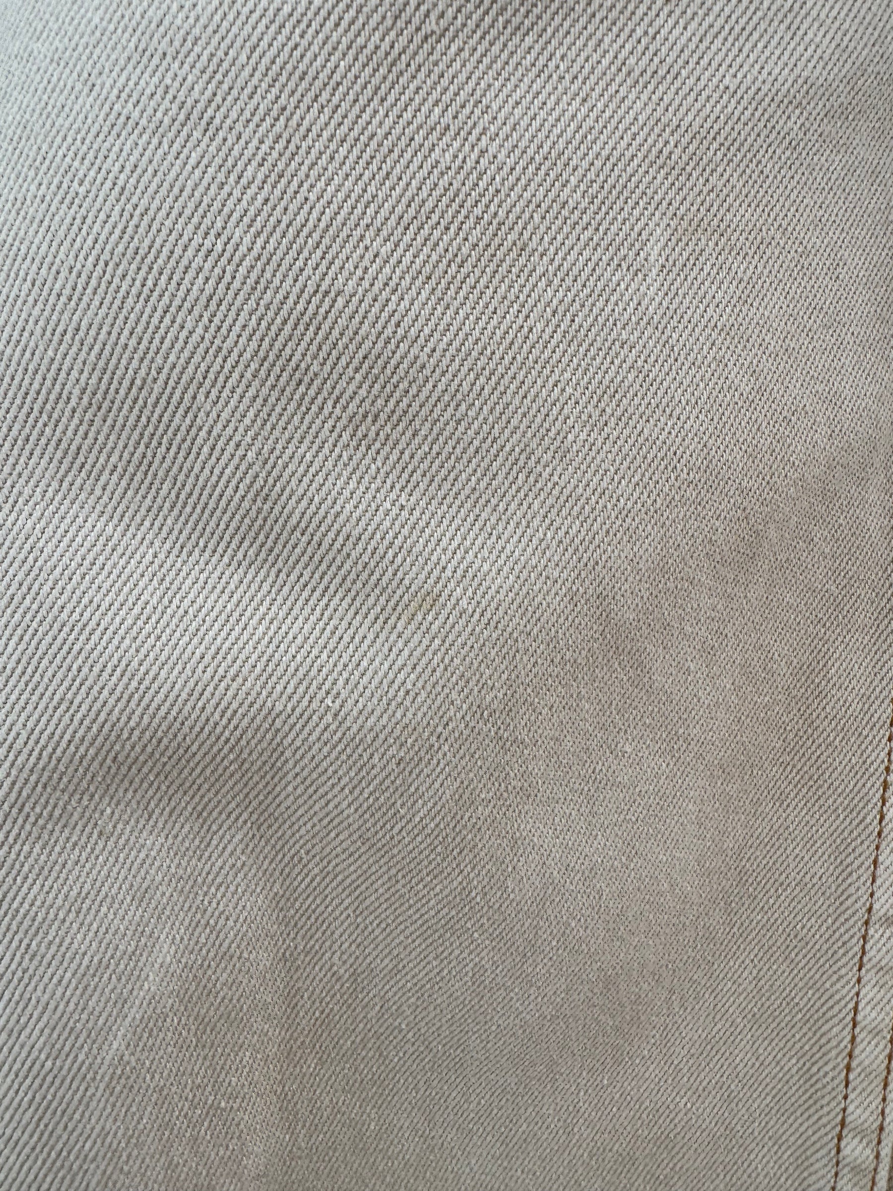 Camilla and Marc Washed Beige Wide Leg Jeans, 32