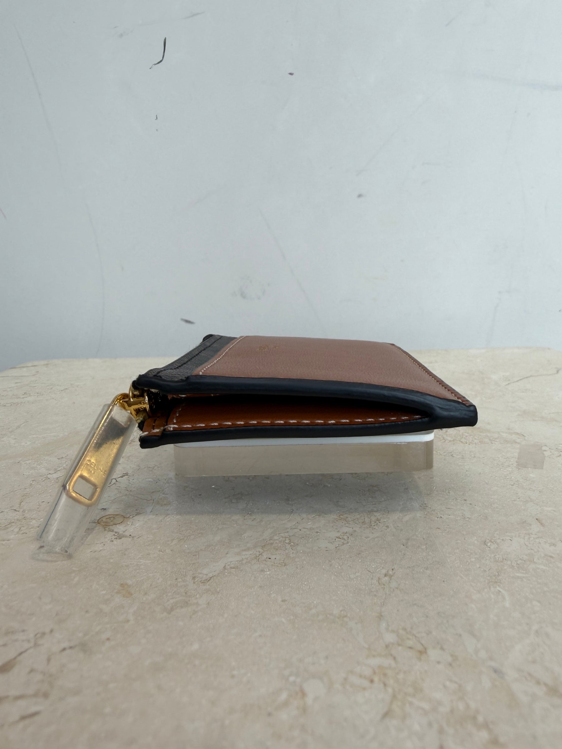 Celine Triomphe Canvas Zipped Cardholder