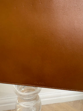 Gucci Canvas Monogram Embroidered Clutch