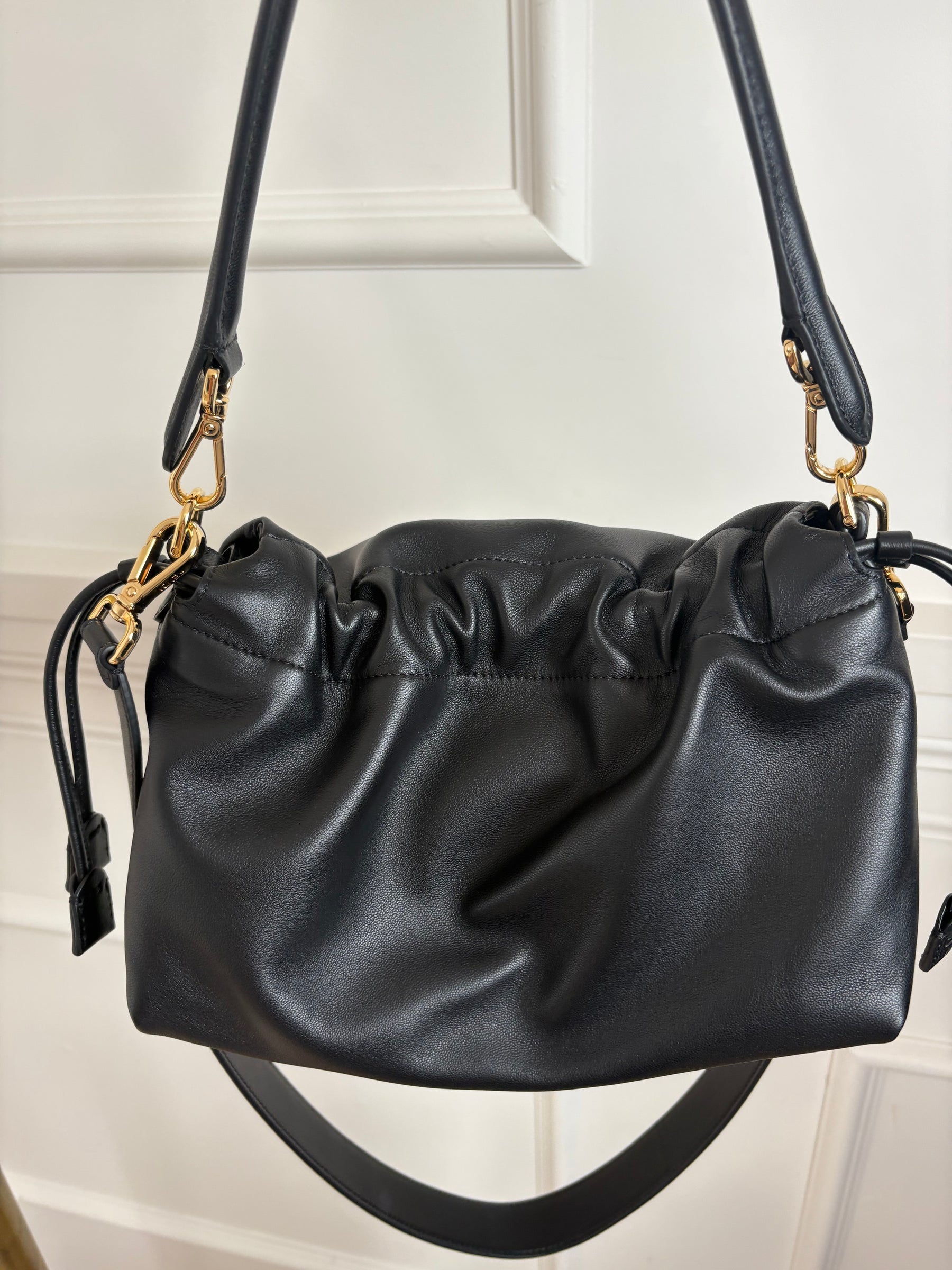 Fendi Mamma Baguette Medium Handbag With Cross Body Strap