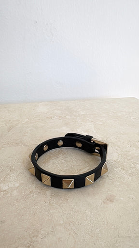Valentino Rockstud Leather Bracelet