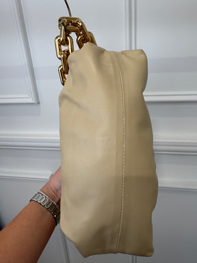 Bottega Veneta Stone Leather Shoulder Chain Pouch
