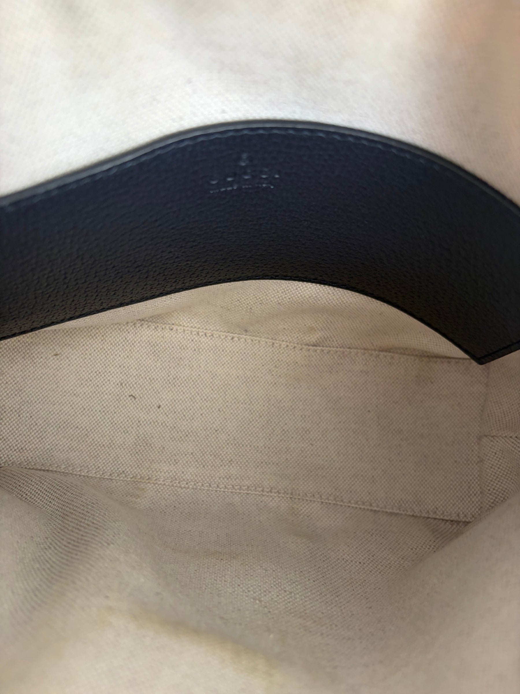 Gucci Navy Monogram Domed Ophidia Bag