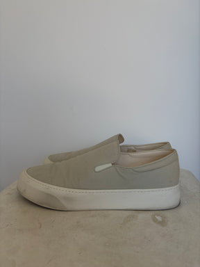 The Row Stone Canvas Slip On Sneaker, 40