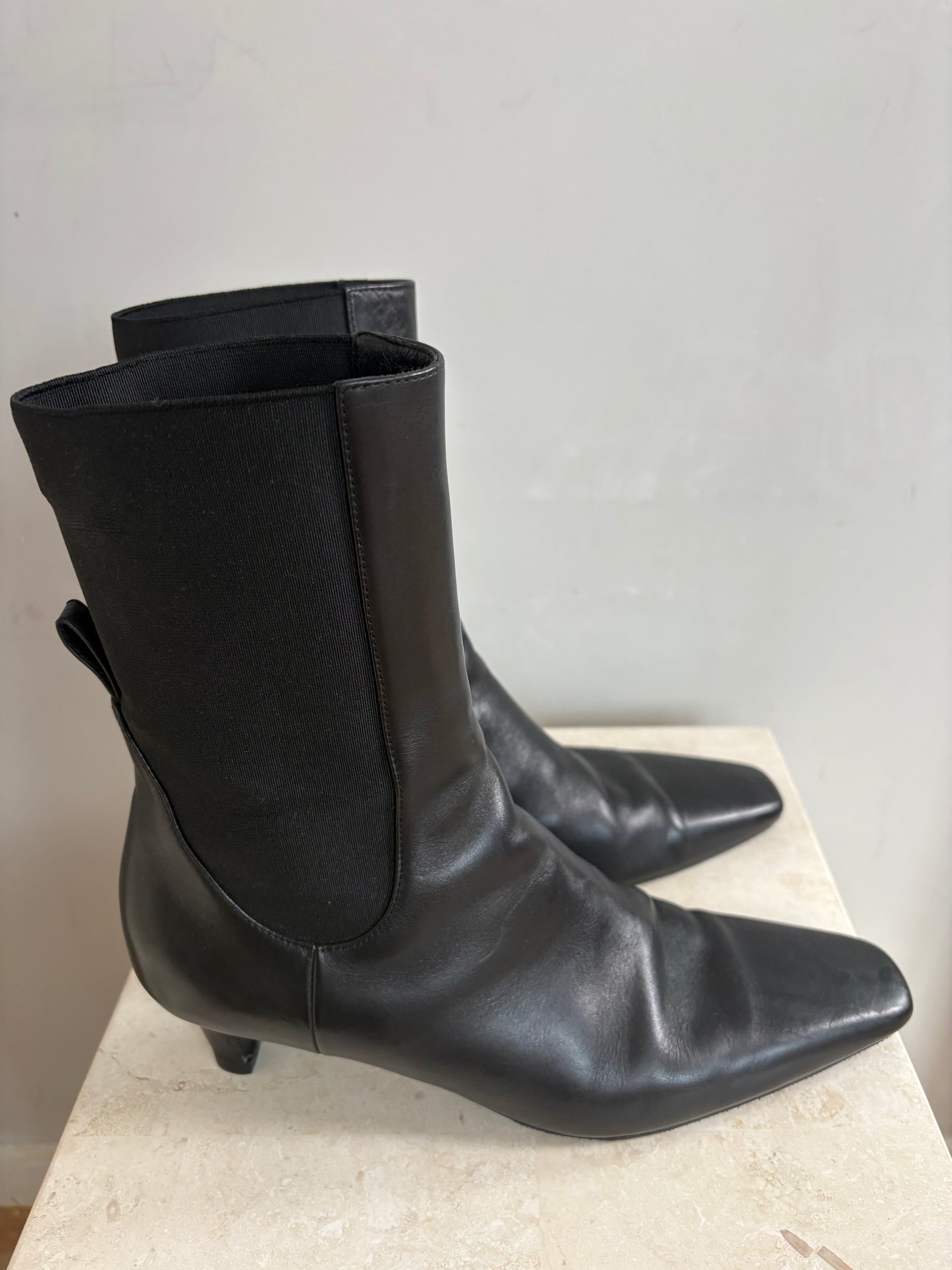Totême Black Ankle Boots, 39