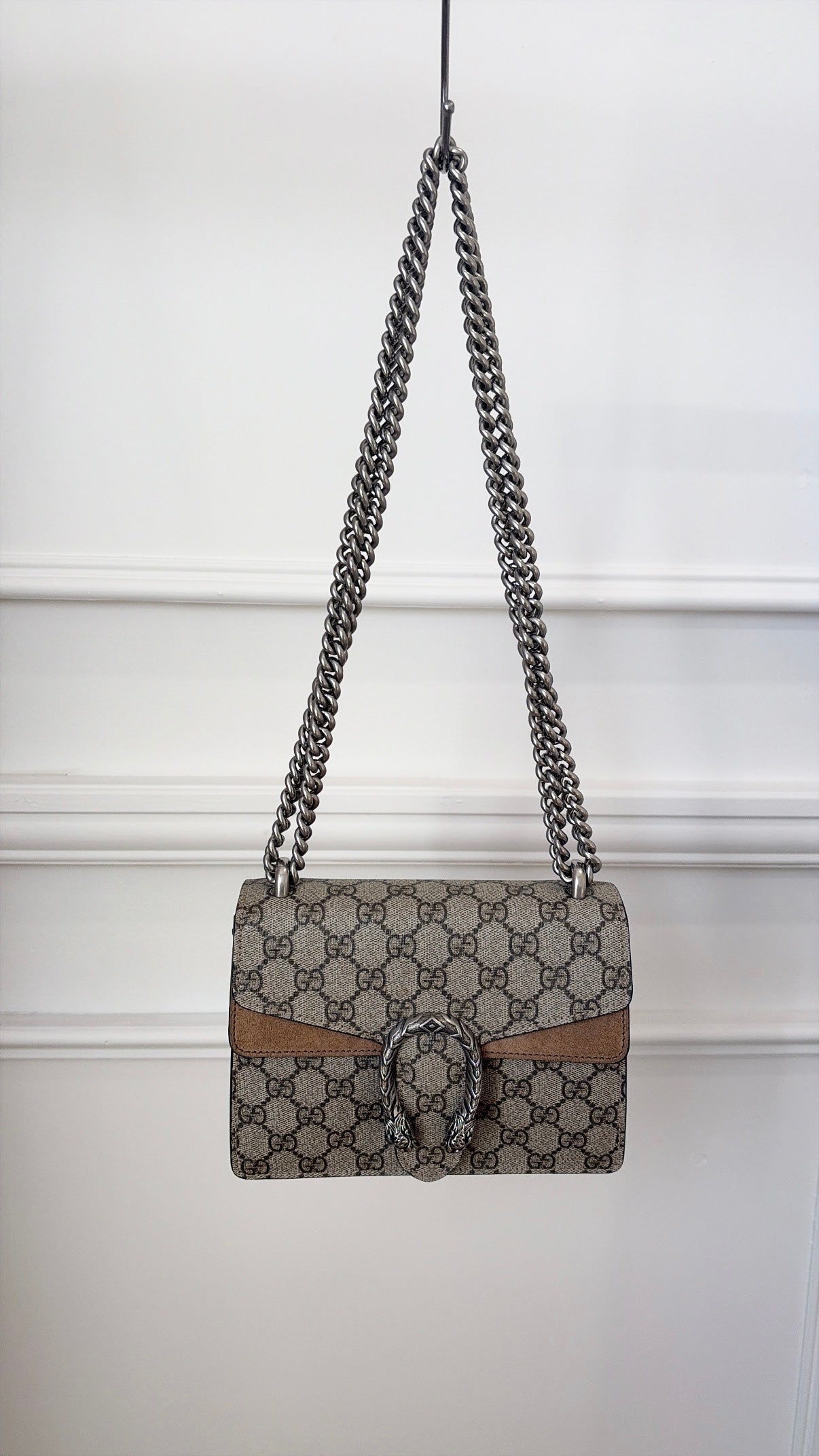 Gucci Supreme Canvas Monogram Mini Dionysus Bag