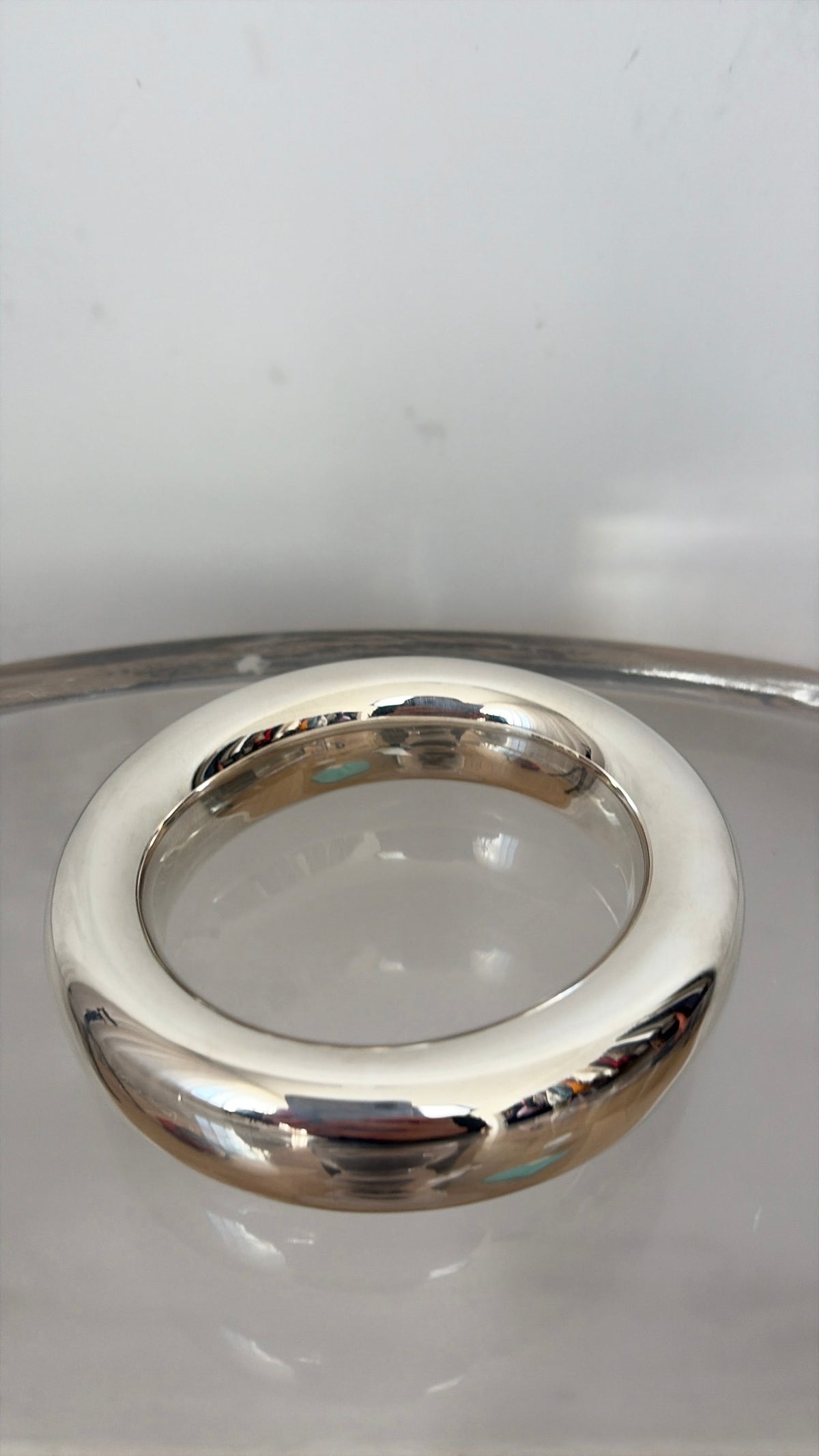 Tiffany & Co 1981 by Elsa Peretti Large Doughnut Bangle in 925 Sterling Silver