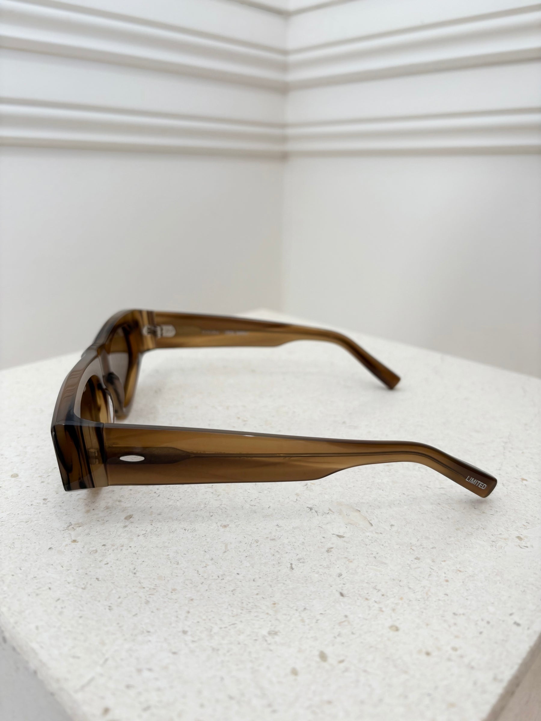 bassike x Local Supply 04 Sunglasses Ash Horn/Brown