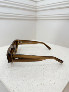 bassike x Local Supply 04 Sunglasses Ash Horn/Brown