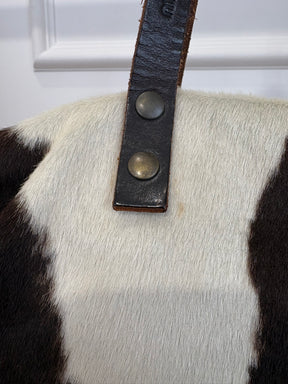 Miu Miu Cow Hide, Corduroy and Leather Shoulder Bag
