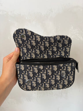Dior Saddle Arm Pouch Oblique Jaquard