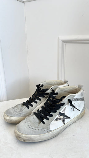 Golden Goose Mid Star Seankers Grey Silver, 41