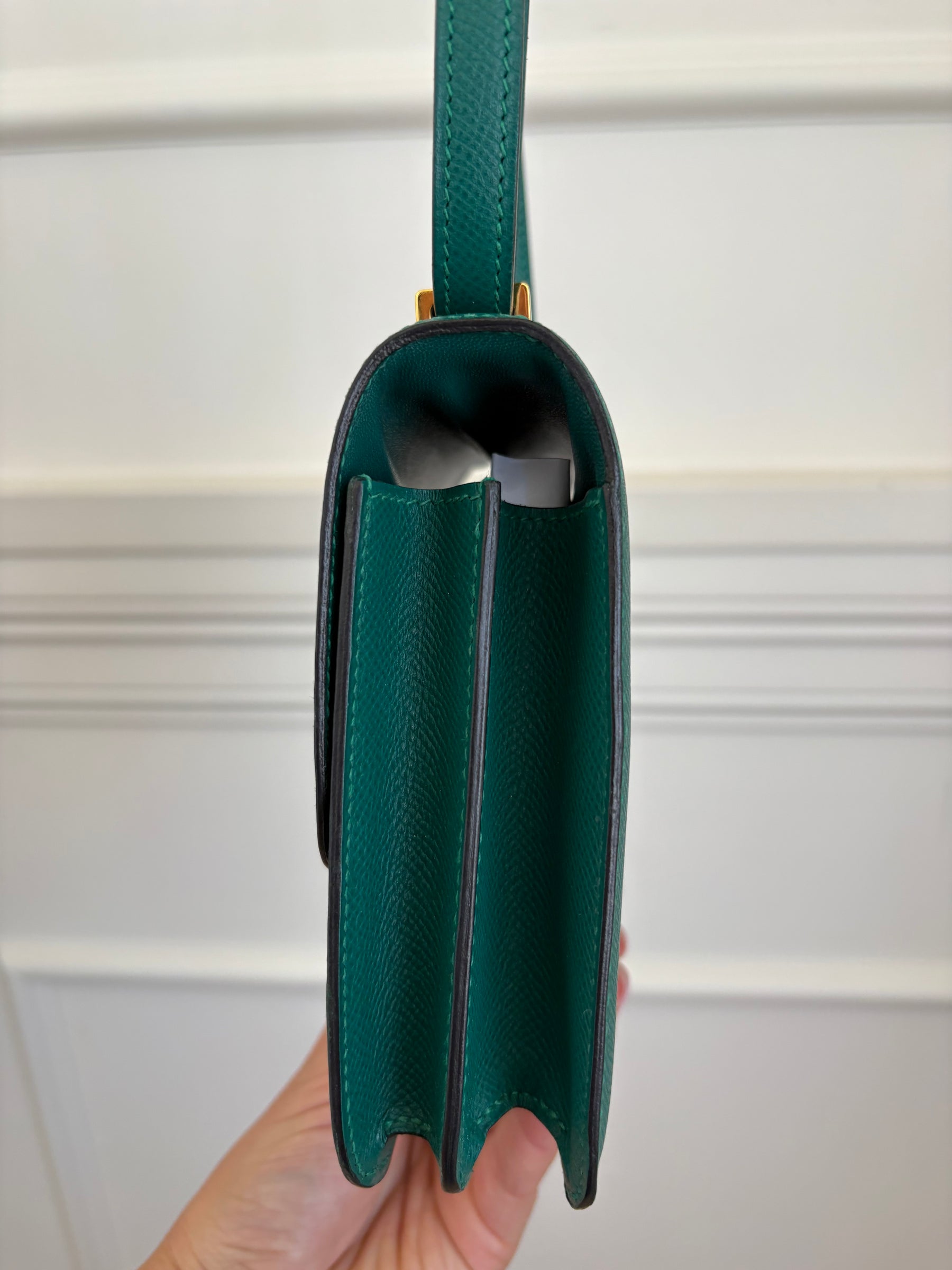 Hermès Constance 18 in Malachite Epsom Leather