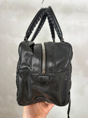 Balenciaga Plombe Quilted Chevre Leather Matelasse MM Bag