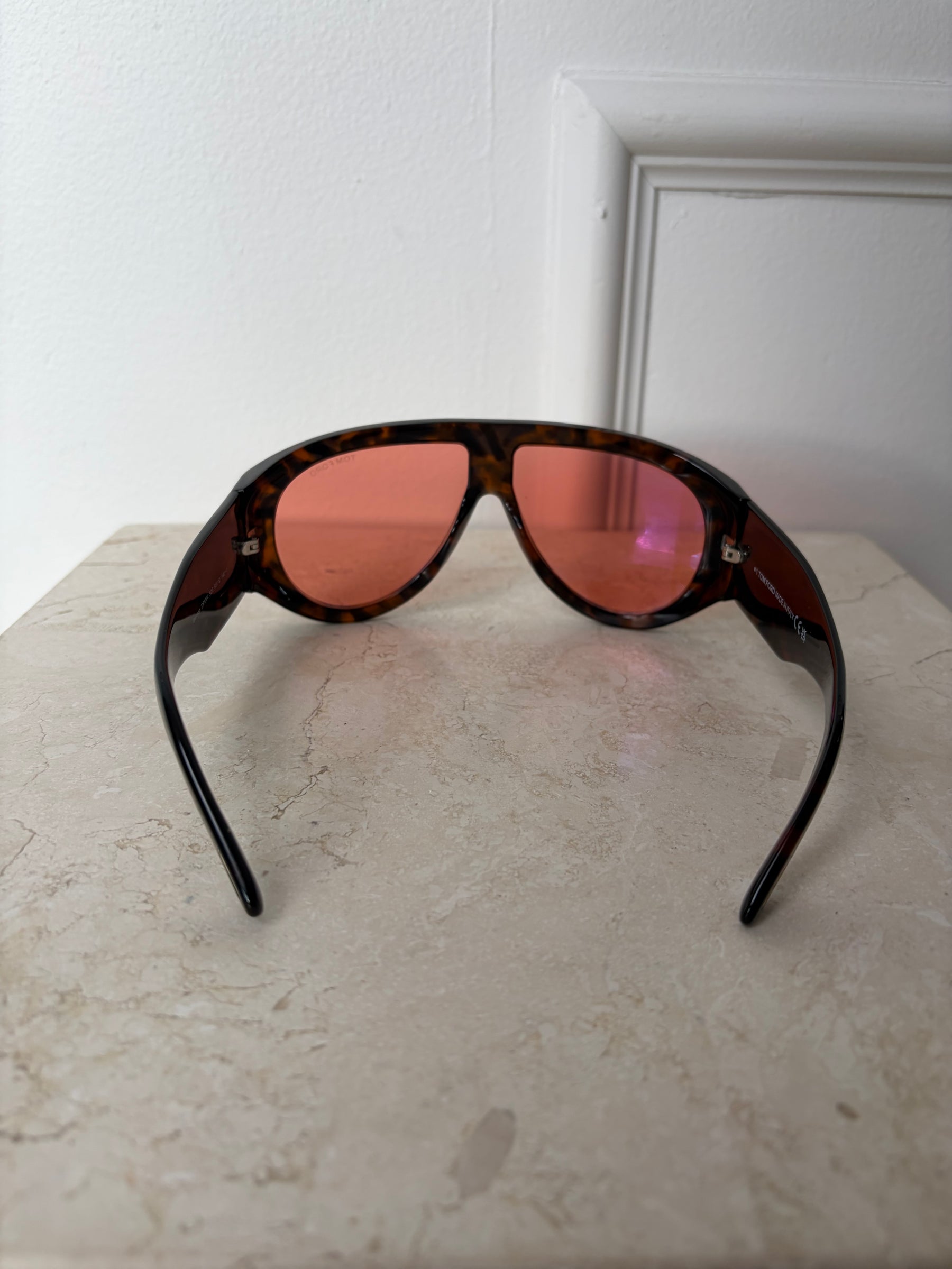 Tom Ford Brown Tortoiseshell Bronson Sunglasses