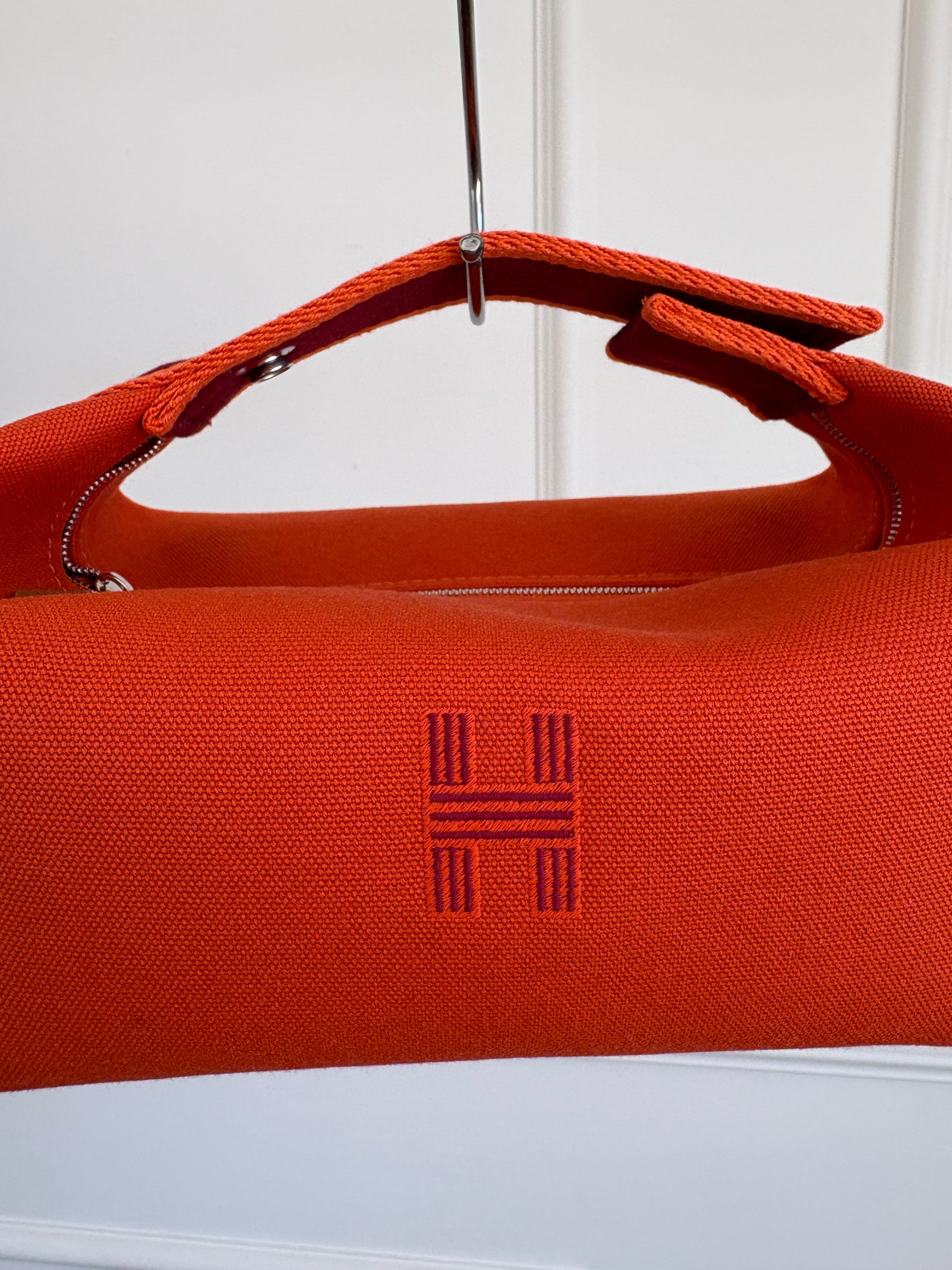 Hermès Orange Feu Small Bride-a-Brac Case