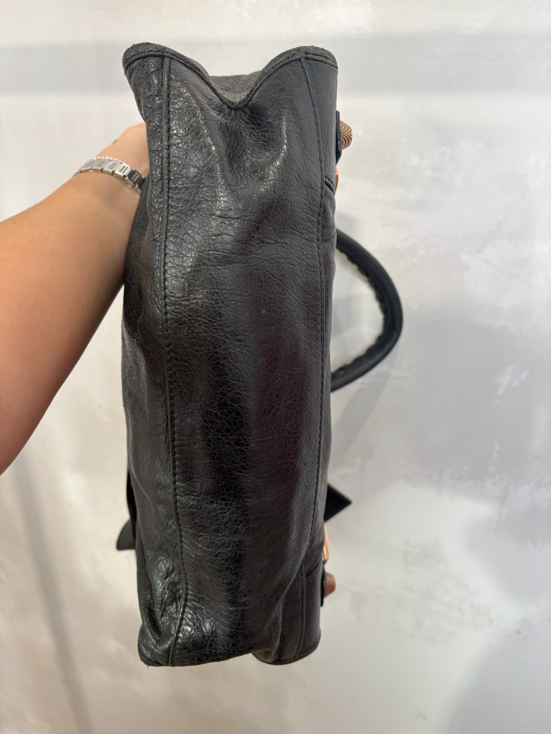 Balenciaga Charcoal City Bag