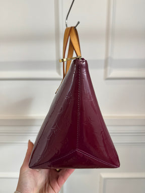 Louis Vuitton Violette Vernis Leather Bellevue MM Tote