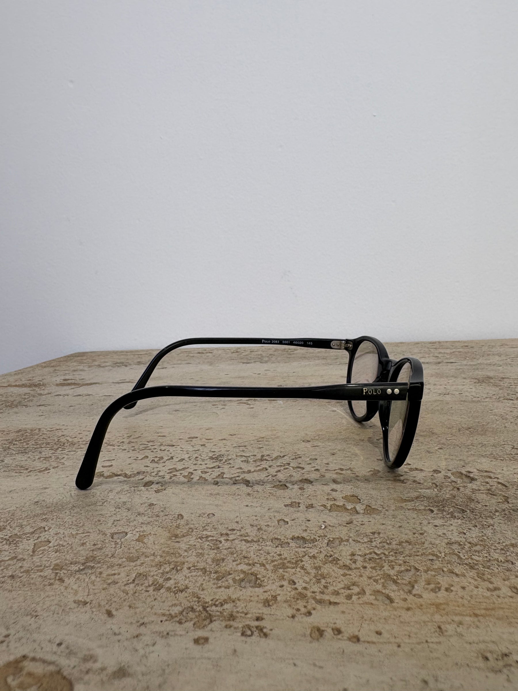 Ralph Lauren Black Oval Optical Frames