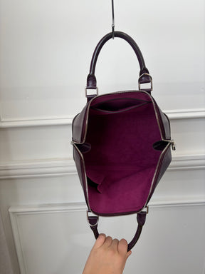 Louis Vuitton Aubergine Epi Leather Alma Bag MM