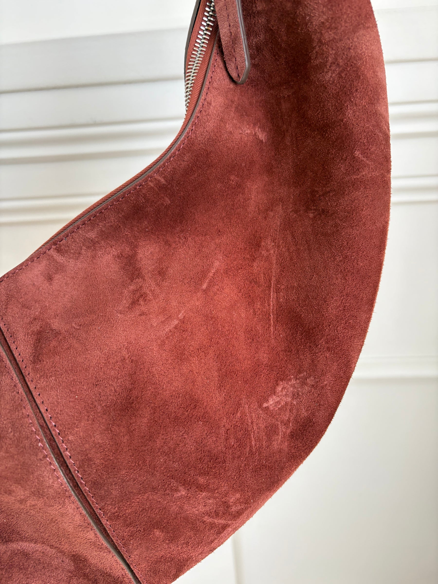 Proenza Schouler Rust Suede Hobo Slide Bag
