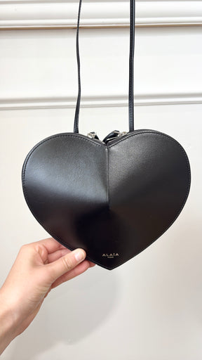 Alaïa Le Coeur Heart Shaped Bag Black