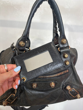 Balenciaga Charcoal City Bag