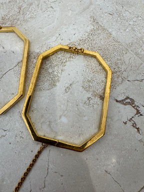 Saint Laurent Menottes Bracelet Gold Tone