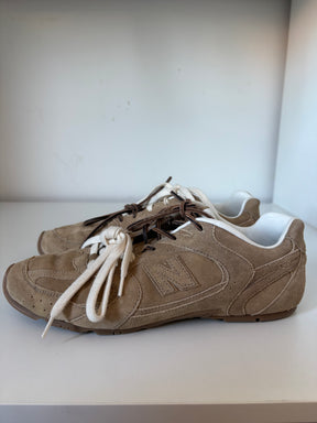 Miu Miu x New Balance Beige Suede 530 Sneakers, 40
