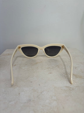 Anine Bing Sedona Cat Eye Sunglasses Cream
