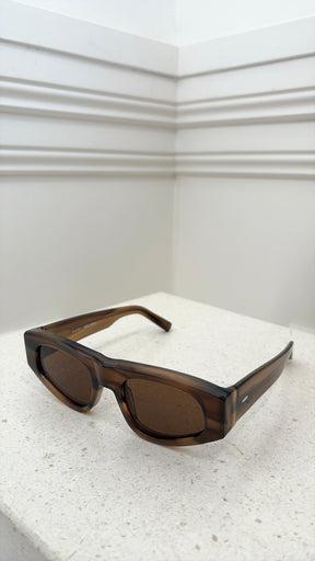 bassike x Local Supply 04 Sunglasses Ash Horn/Brown