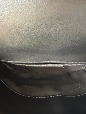 Chanel Uniform Black Leather Belt Bag