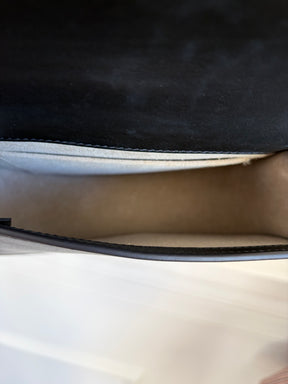 Chloé Black Leather and Suede Nile Bracelet Bag